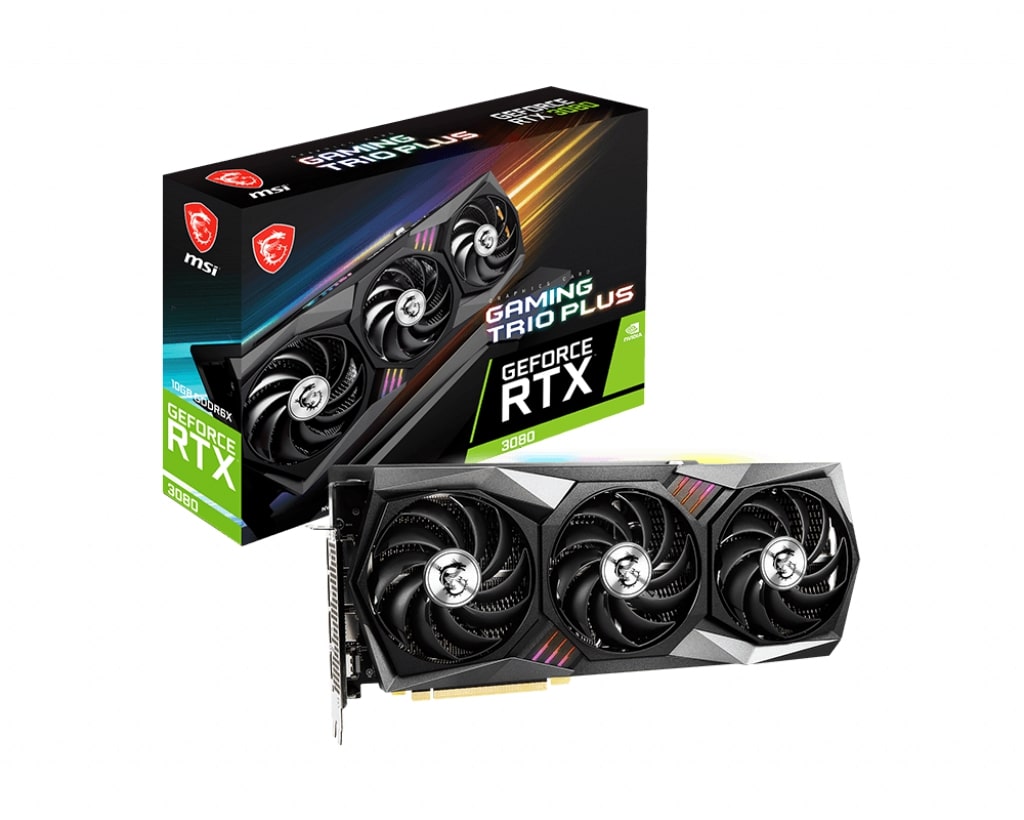 MSI GeForce RTX 3080 GAMING TRIO PLUS 10G