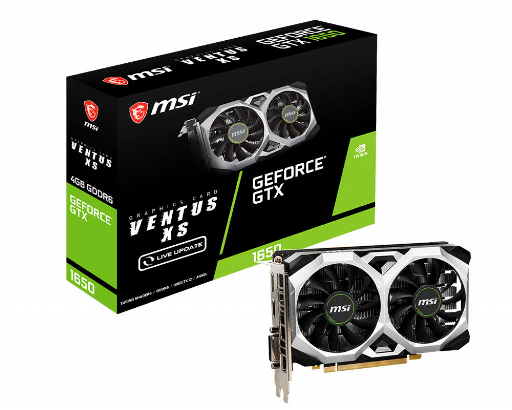 MSI GeForce GTX 1650 D6 VENTUS XS V1