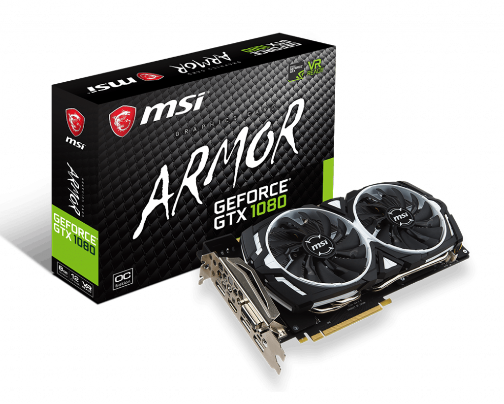 MSI GeForce GTX 1080 ARMOR 8G OC