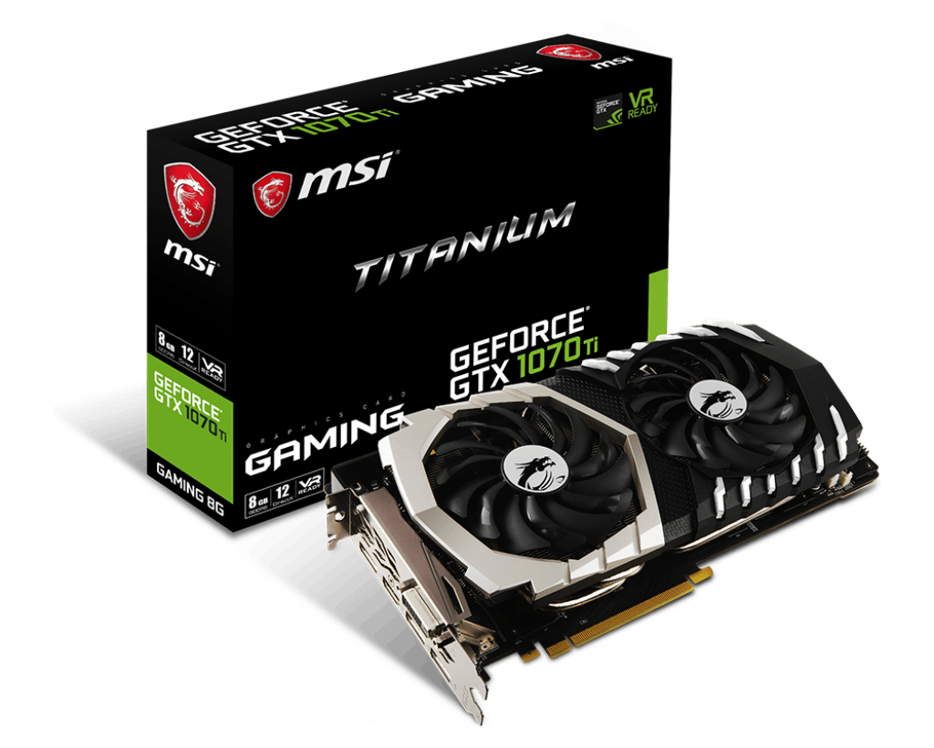 MSI GeForce GTX 1070 Ti Titanium 8G