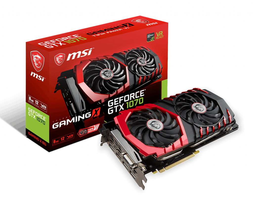 MSI GeForce GTX 1070 GAMING X 8G