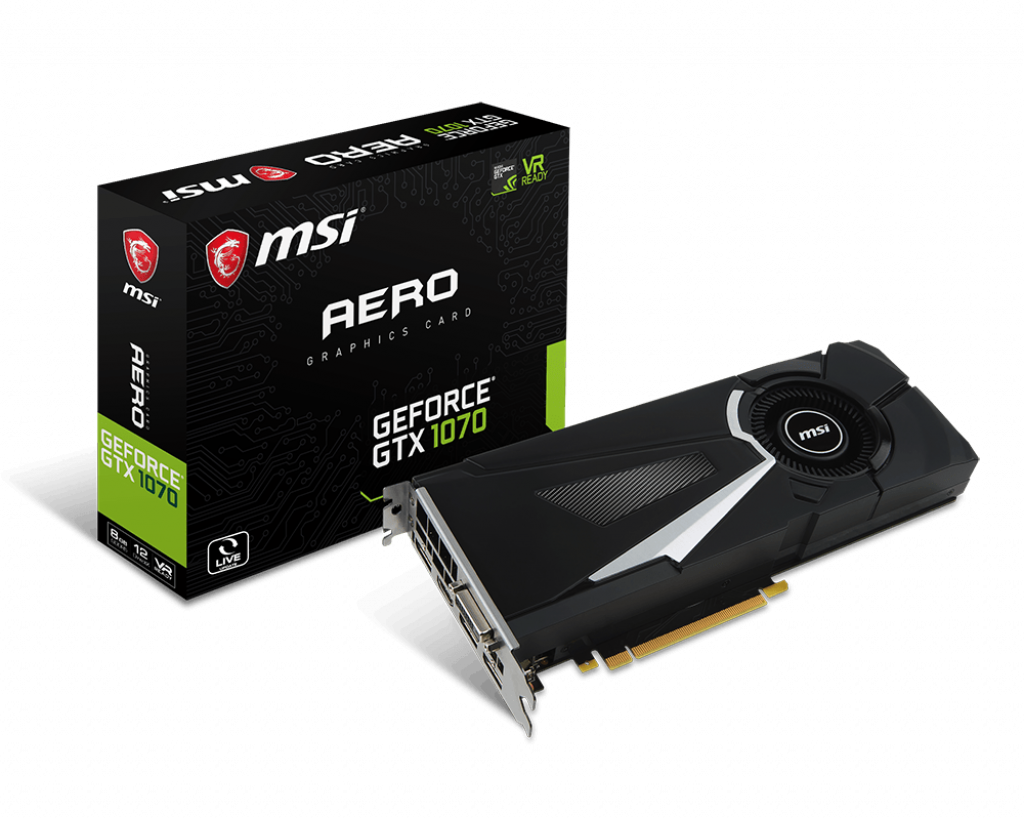 MSI GeForce GTX 1070 AERO 8G