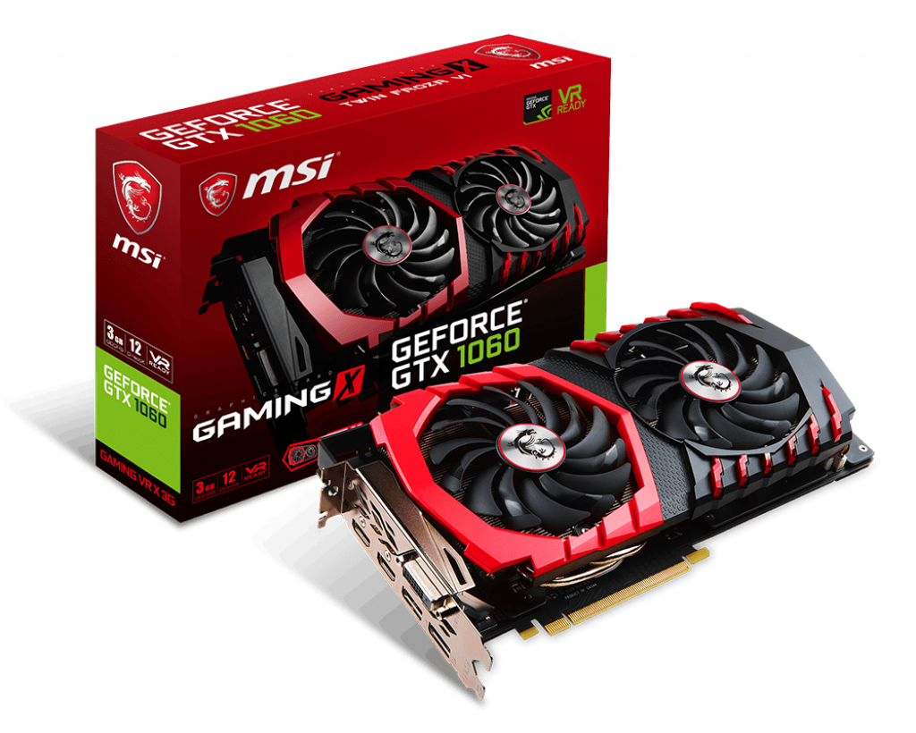 MSI GeForce GTX 1060 GAMING VR X 3G