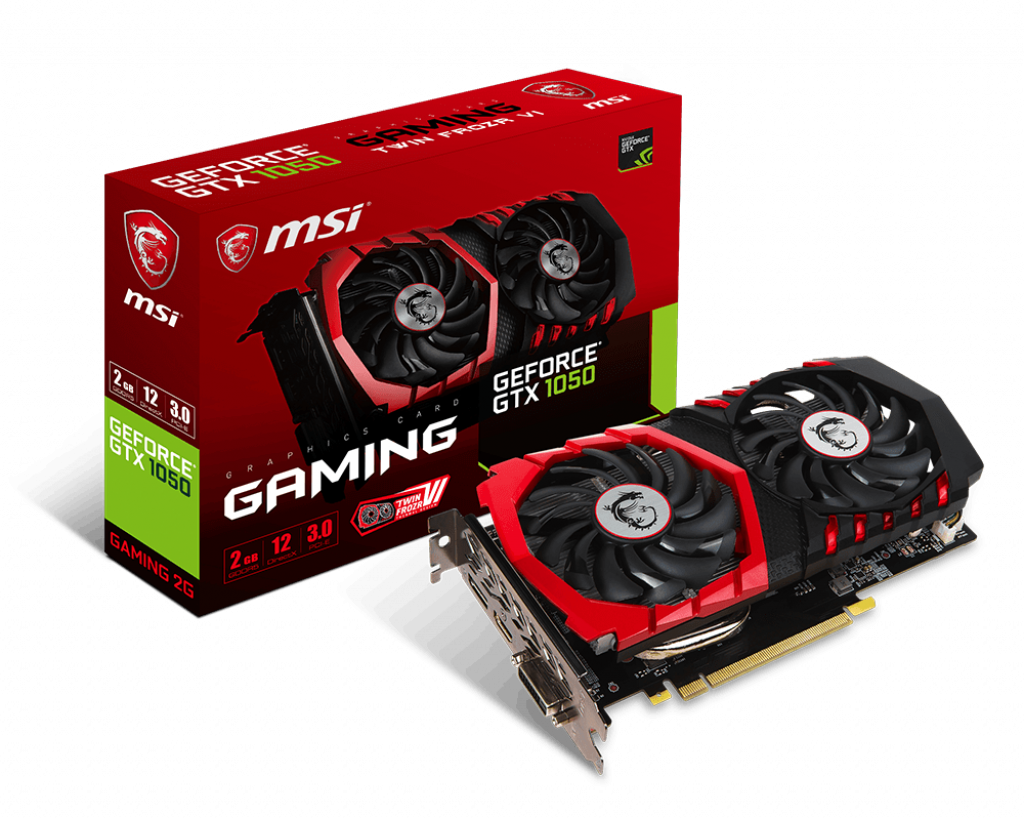 MSI GeForce GTX 1050 GAMING 2G